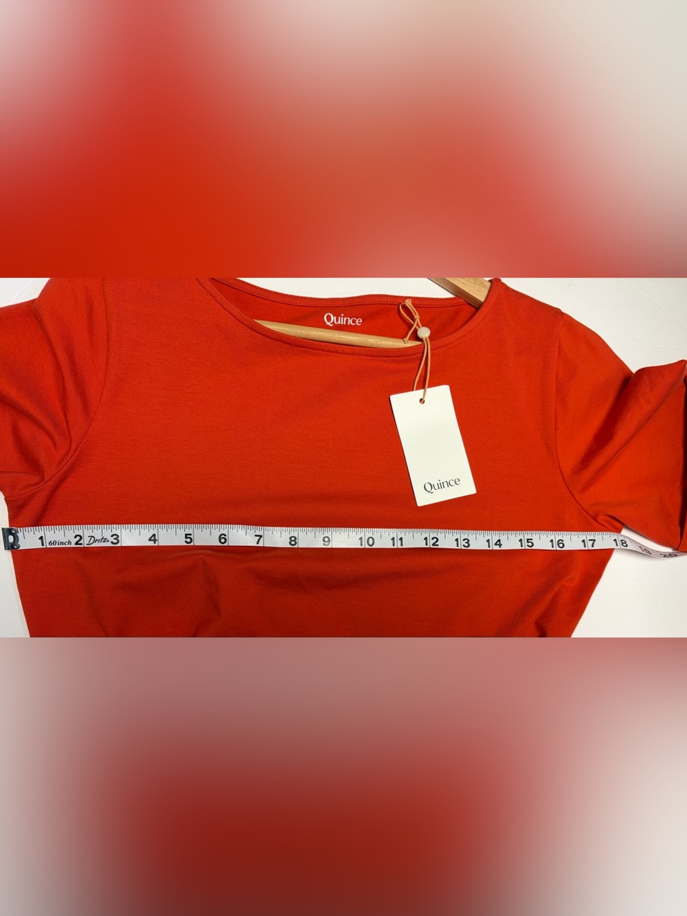 Quince Stretch Organic Cotton Jersey Side Tie Midi Dress Chili Red 
Small NWT - Picture 10 of 10